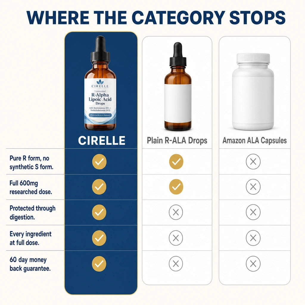Liposomal R-Alpha Lipoic Acid Drops